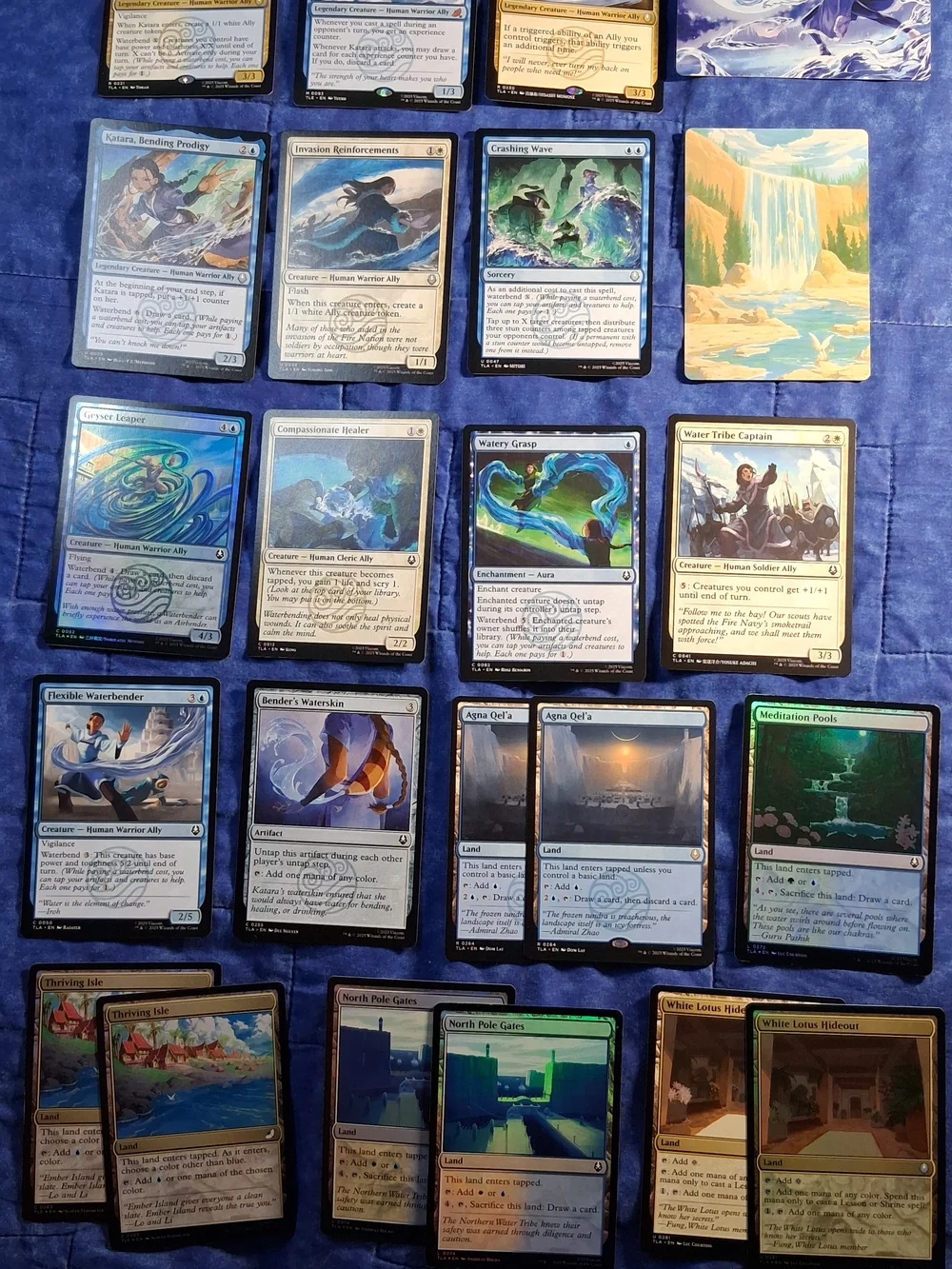 23 Card Katara Of The Water Tribe Bundle ~ Avatar: The Last Airbender ~ Magic NM